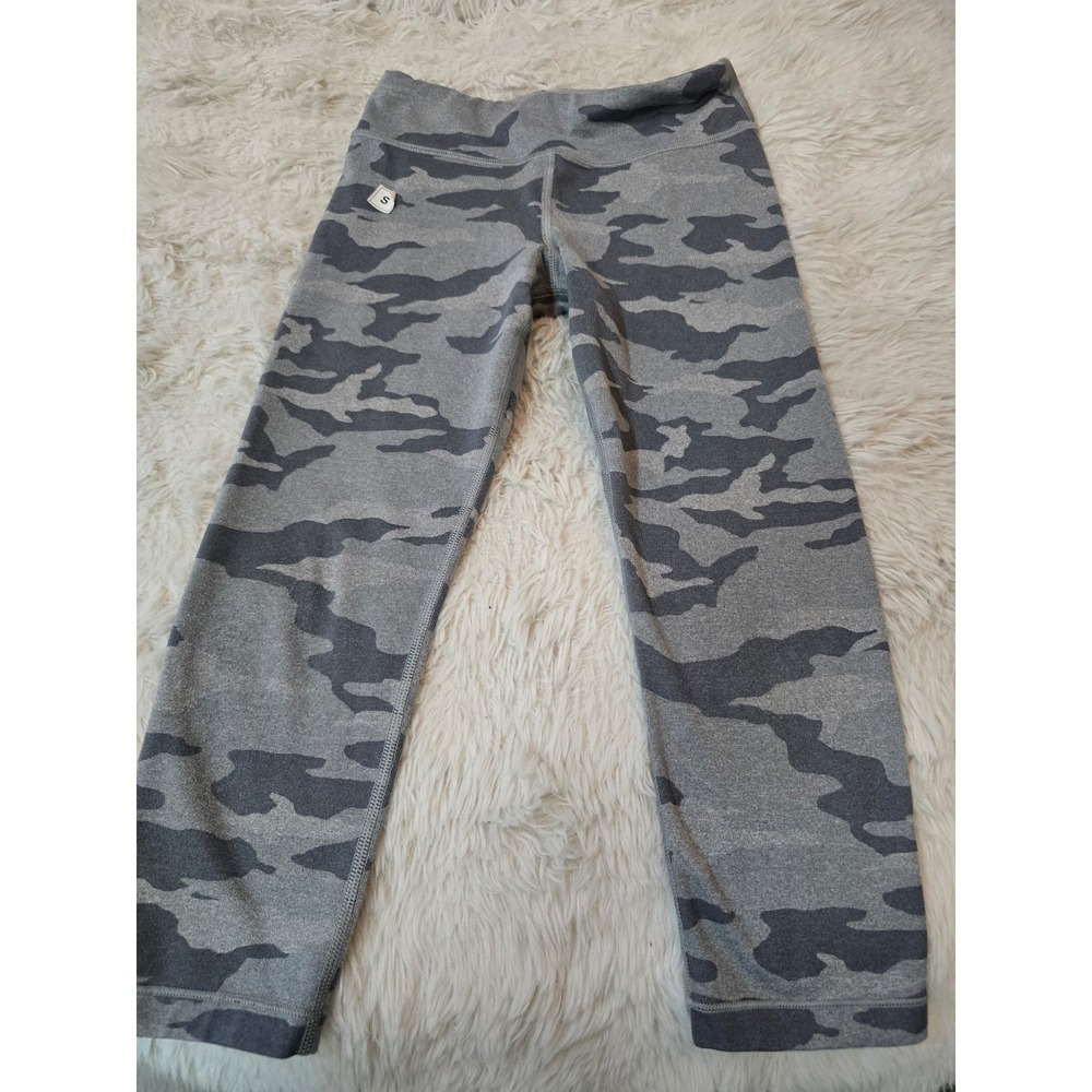 Athleta Girl Chit Chat Capri Leggings - Gray Camo (Size M / 8-10) - Picture 1 of 3